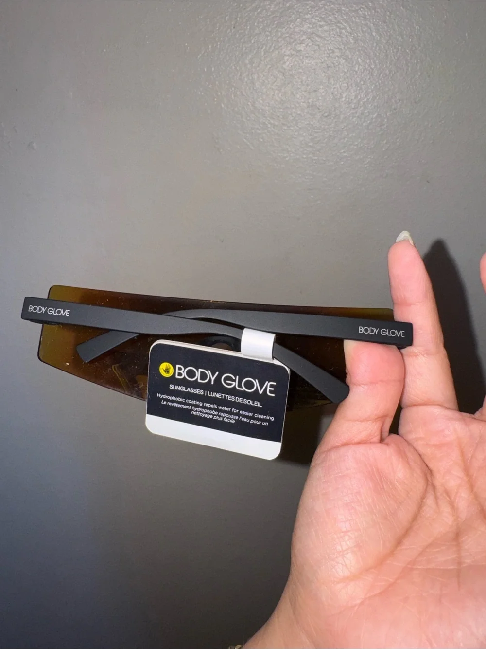 Body Glove Black Frameless Visor Sunglasses